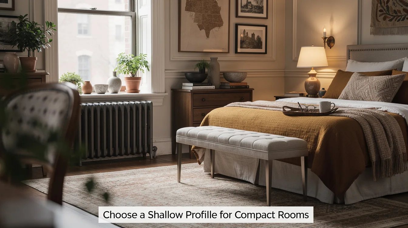 Choose a Shallow Profile for Compact Rooms