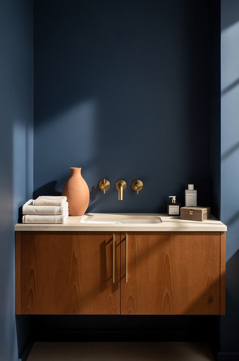 12 Dark Green Powder Room Ideas That Feel Rich, Moody, and Hard to Get Wrong