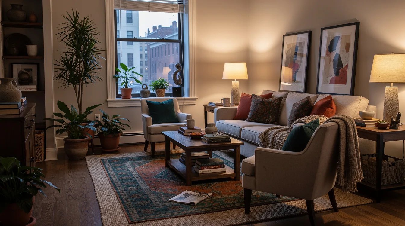 Choose an 8-by-10 Rug for the Typical Sofa Setup