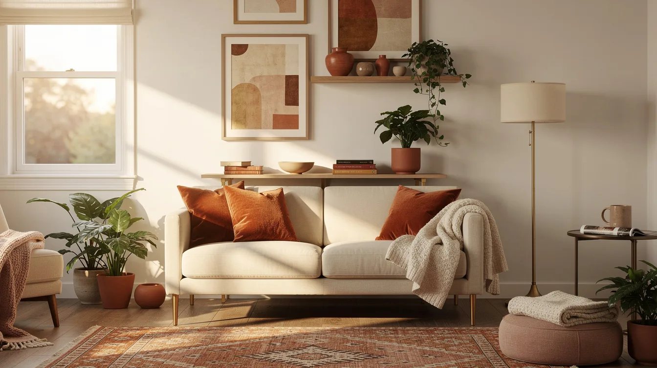 Float a Light-Legged Loveseat Off the Wall