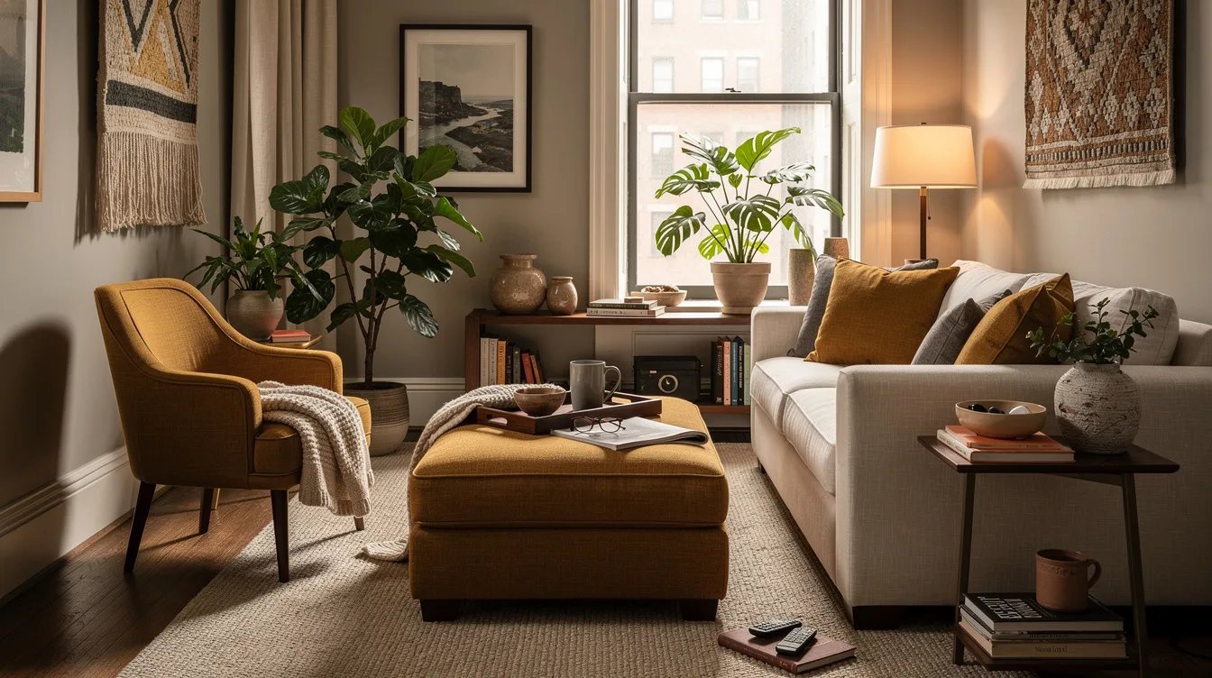 Make an Ottoman the Flexible Third Seat