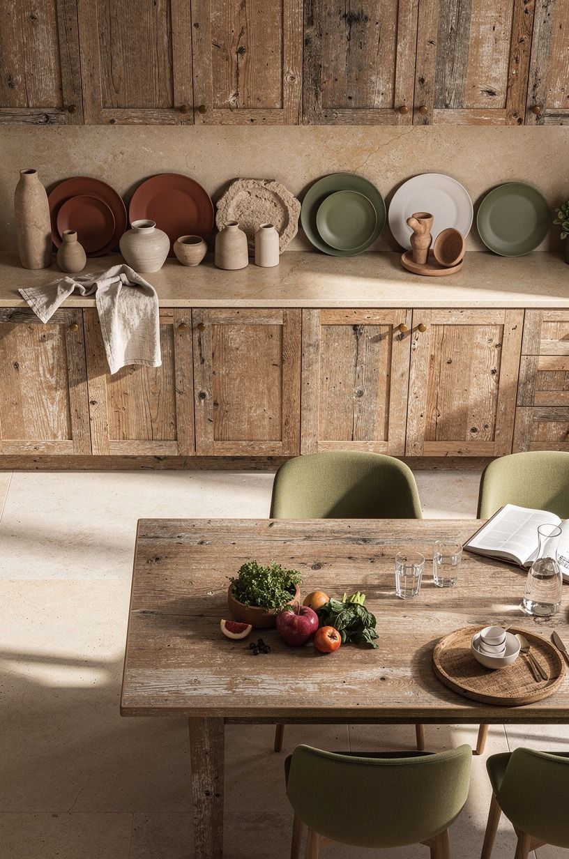 Use the Plate-Rail Rhythm instead of more upper cabinets
