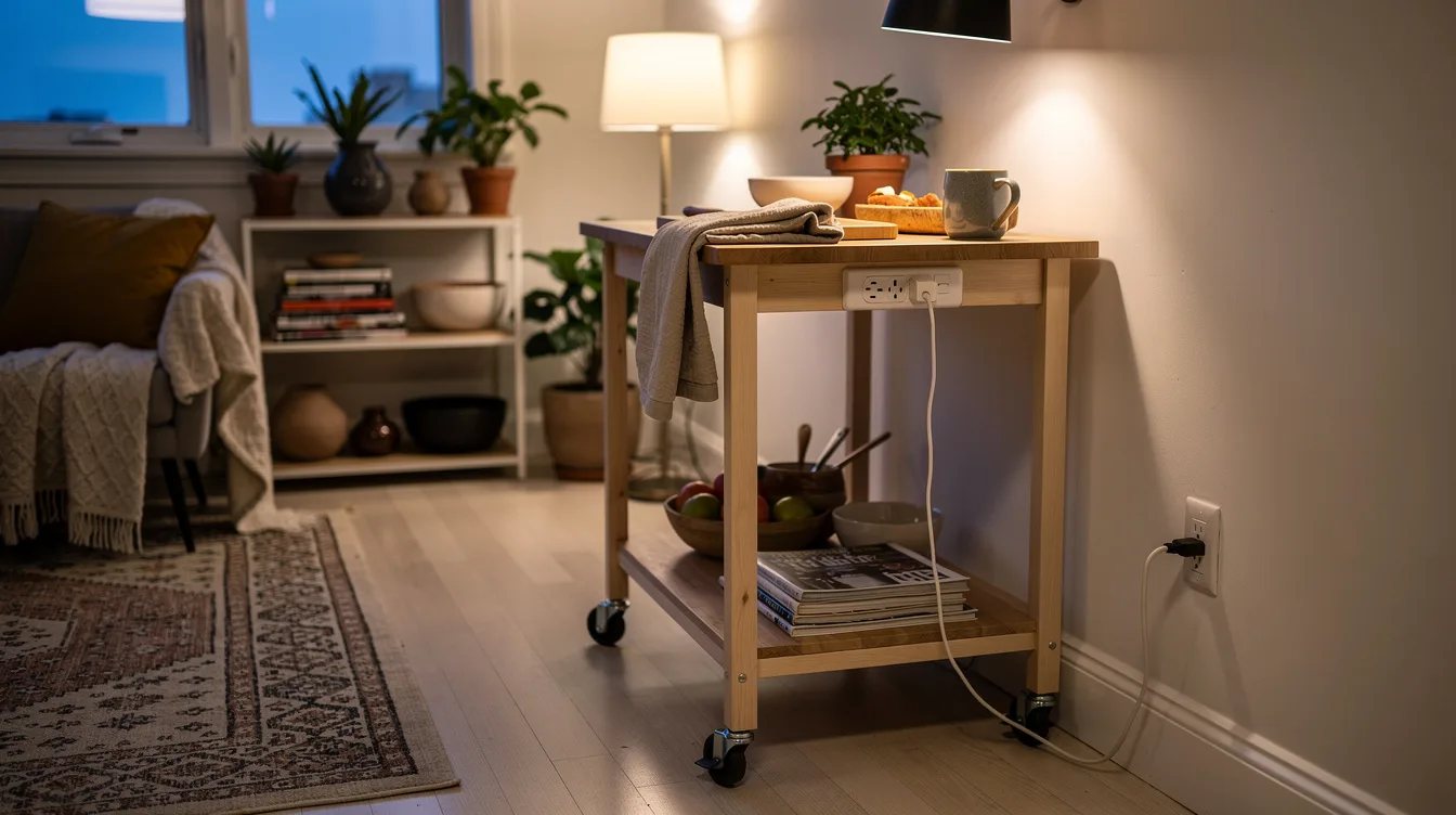 Mount the Power Strip Under the Top, Never On It