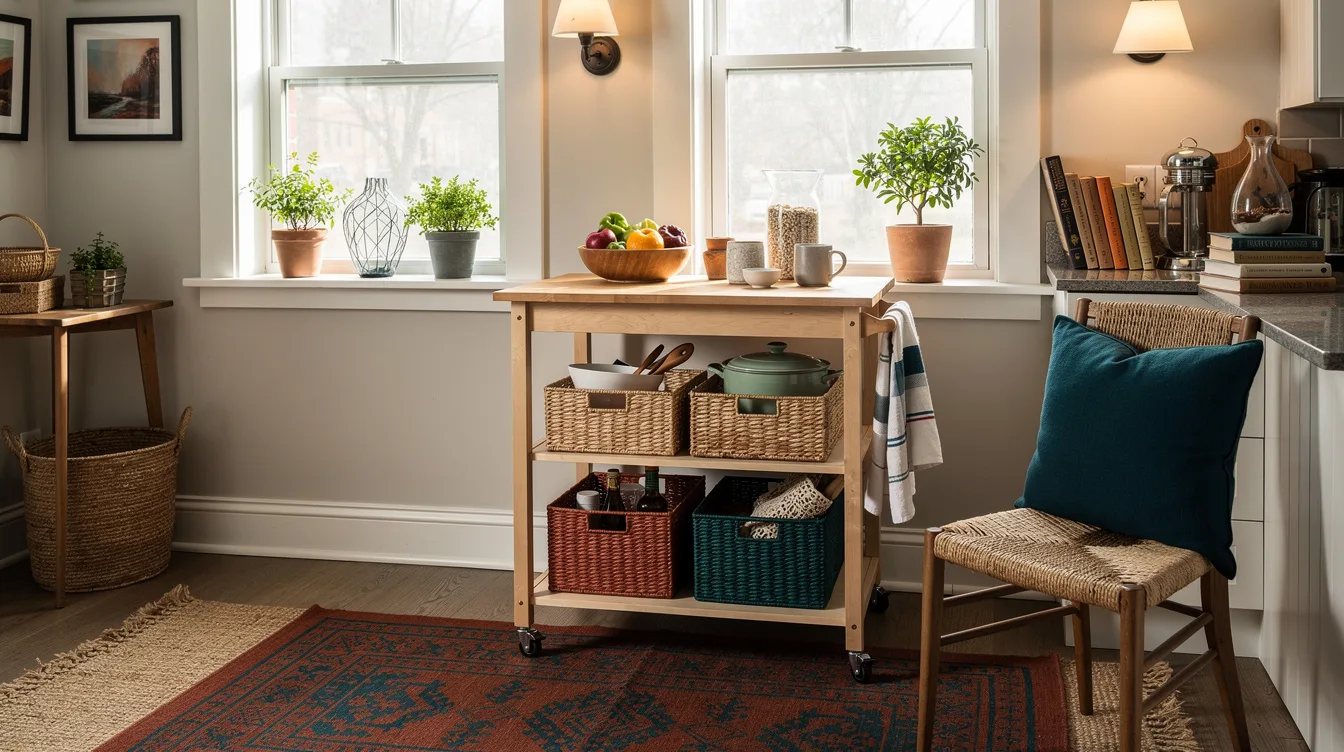 Put Baskets on the Lower Shelf, Not Loose Bags