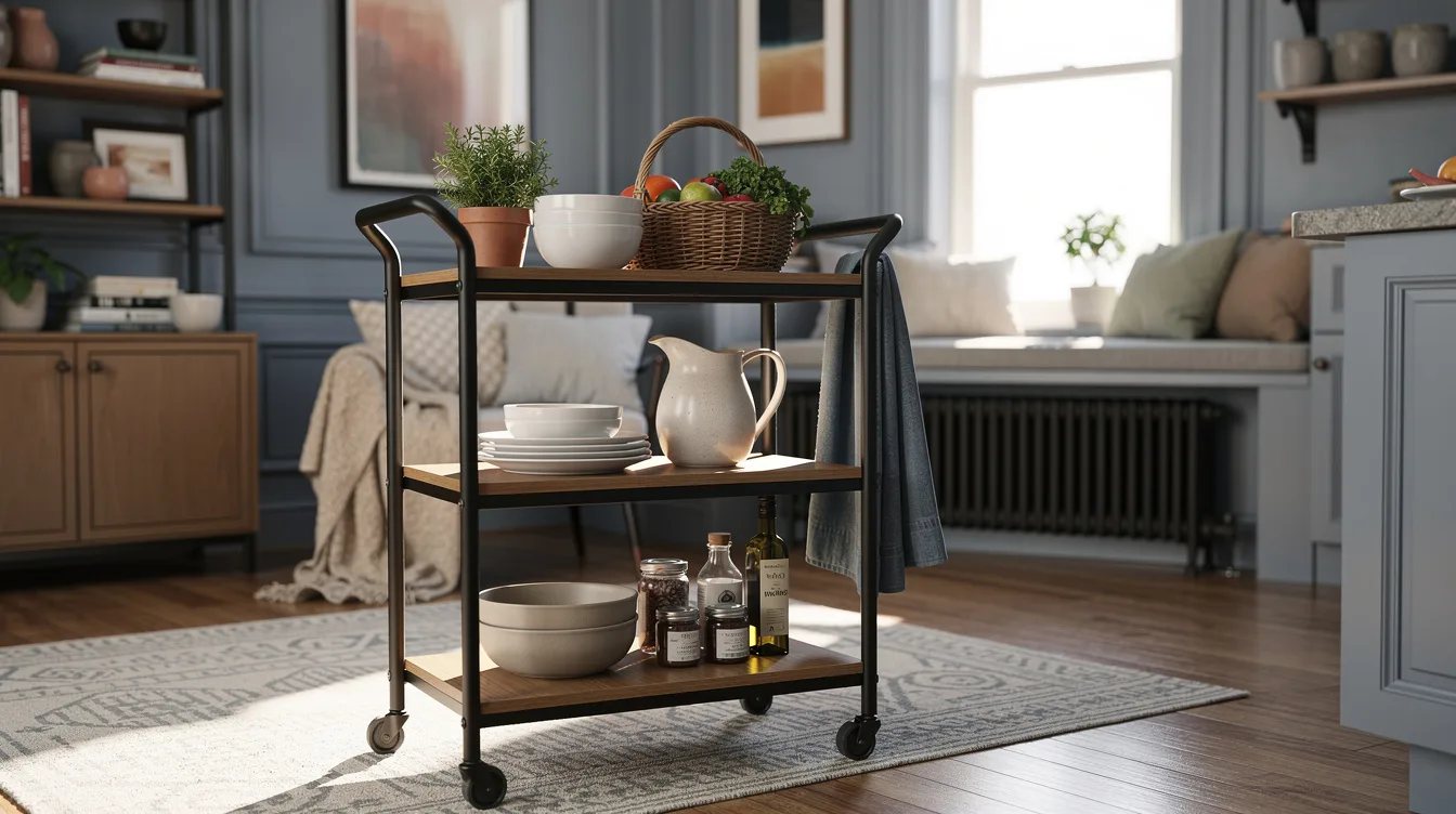 Spend Up on the 17 Stories 4-Tier When the Cart Stays Visible