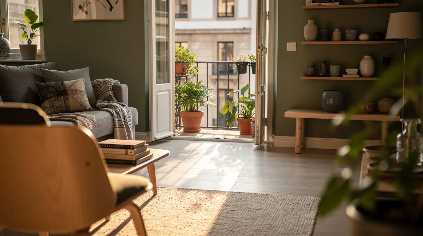 Keep the Balcony Floor Light and Bare