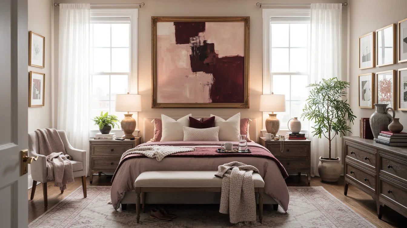 Anchor the Setup With One Bed-Wall Feature