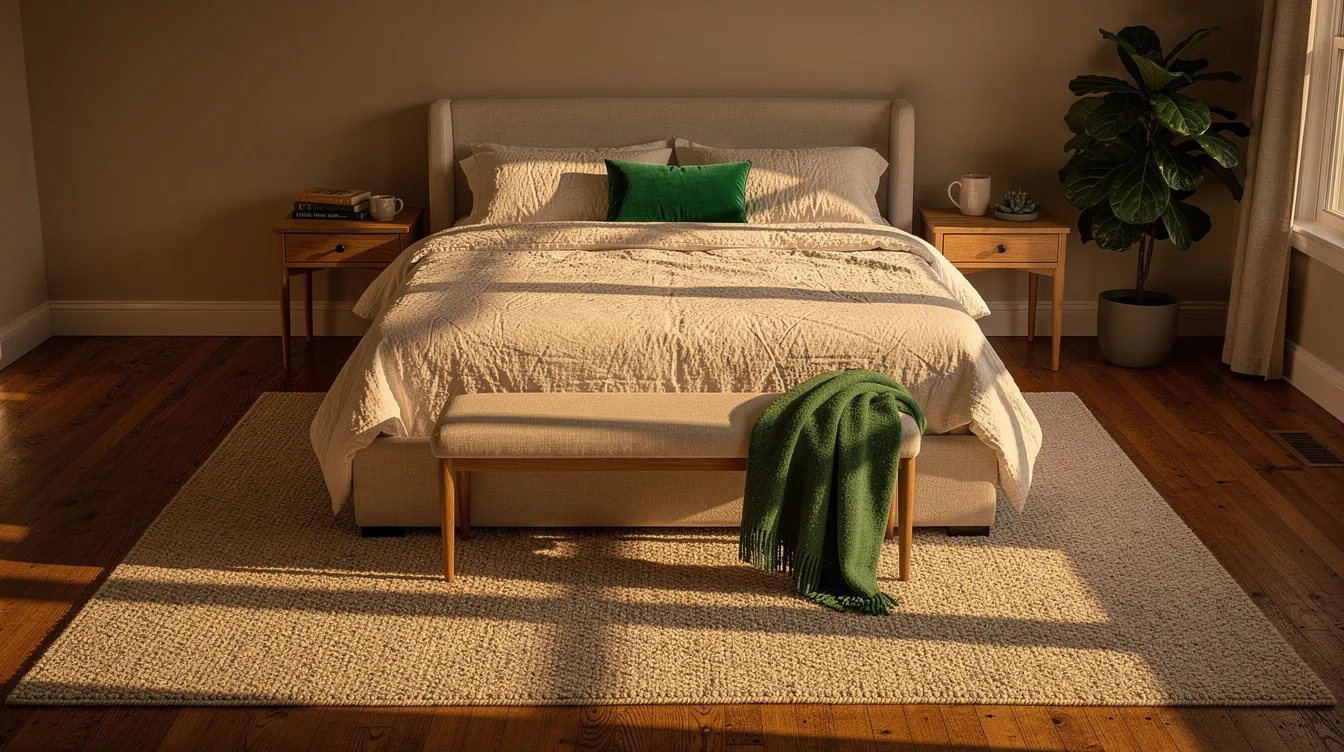 Your Bedroom Rug Is Doing What Designers Say Makes It Feel Smaller