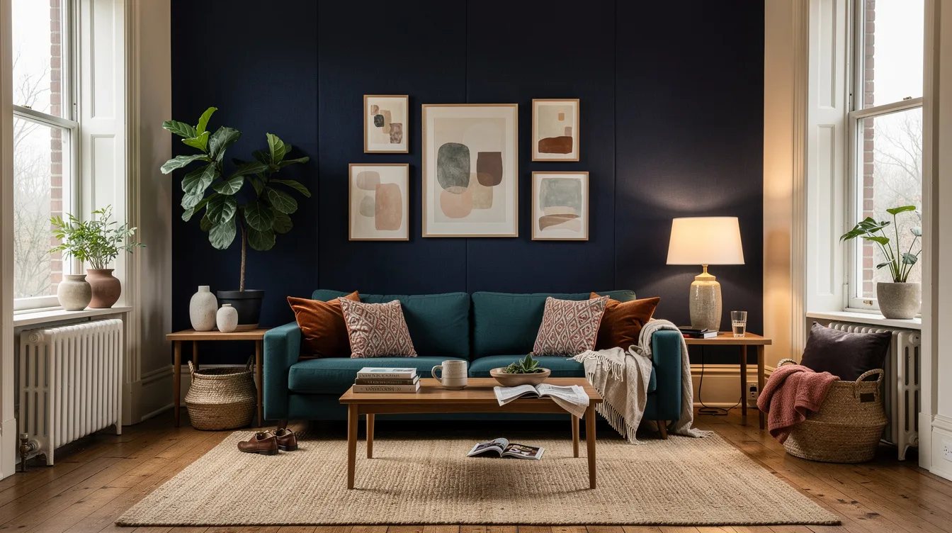 Cover One Wall With Removable Navy