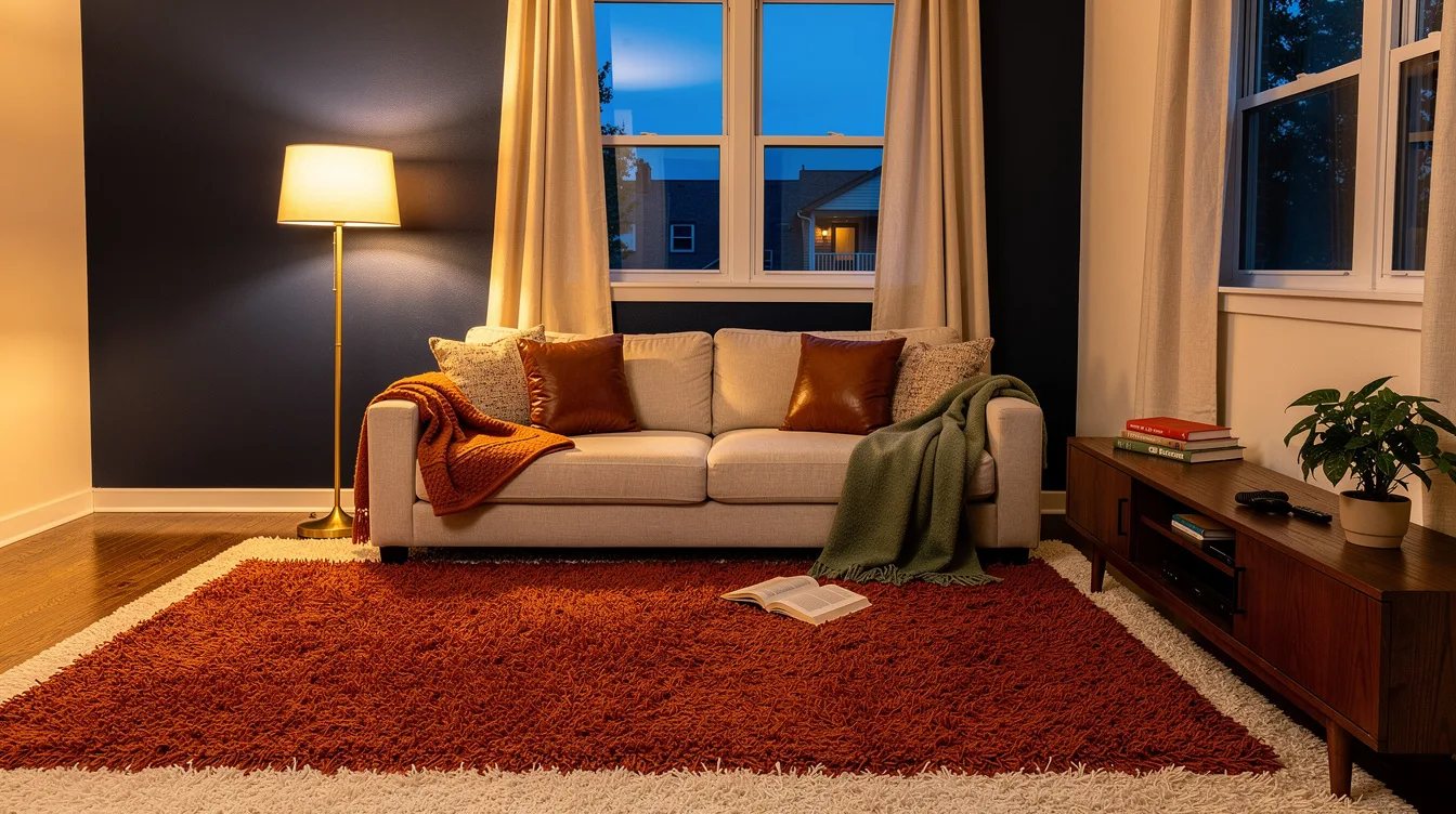12 Paint-Free Color Ideas for Bland Apartment Living Rooms