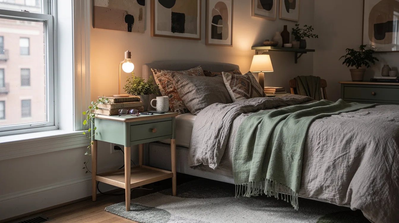 Pair Imperfect Bedside Tables