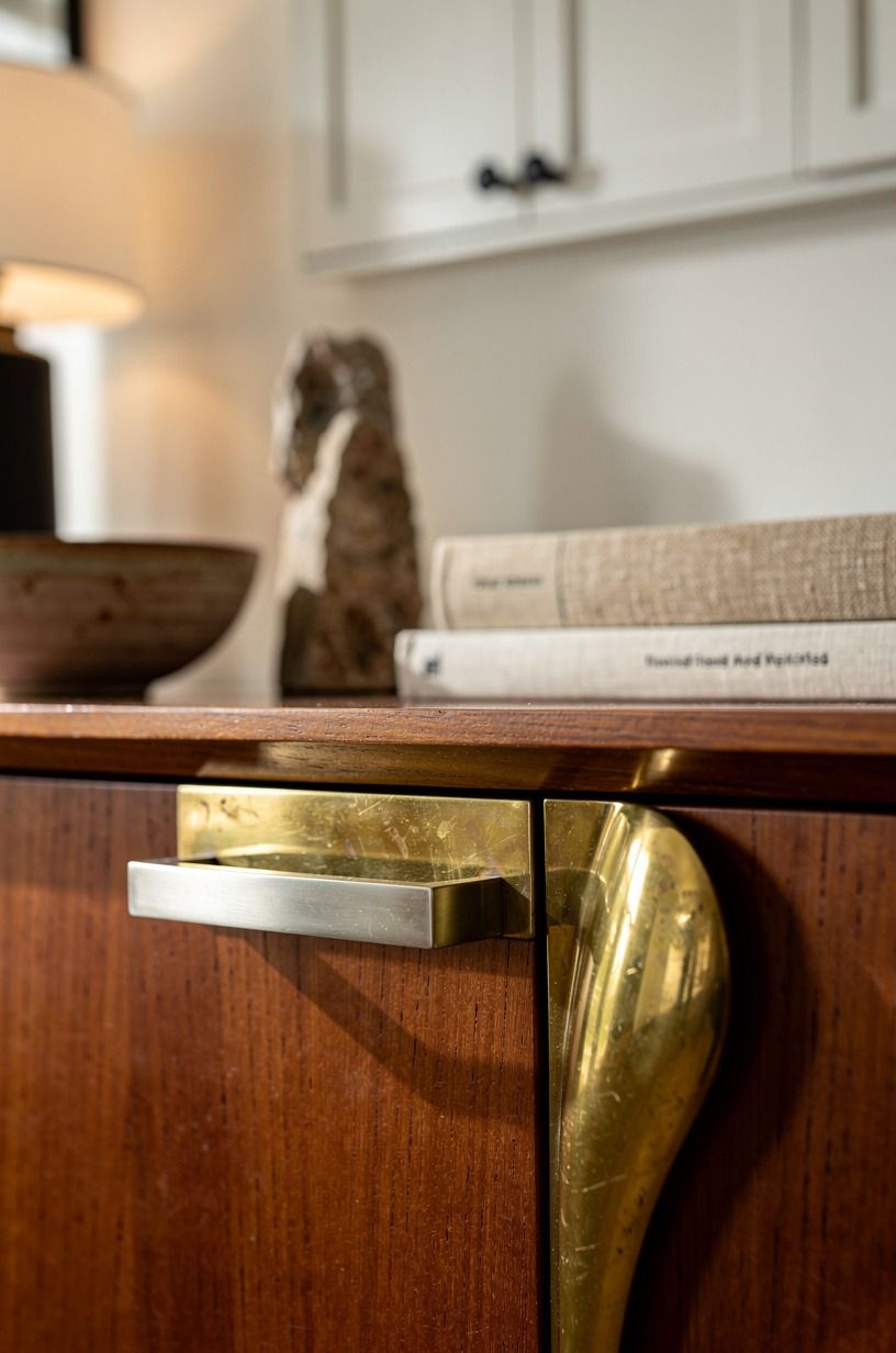 Choose brushed nickel over black hardware