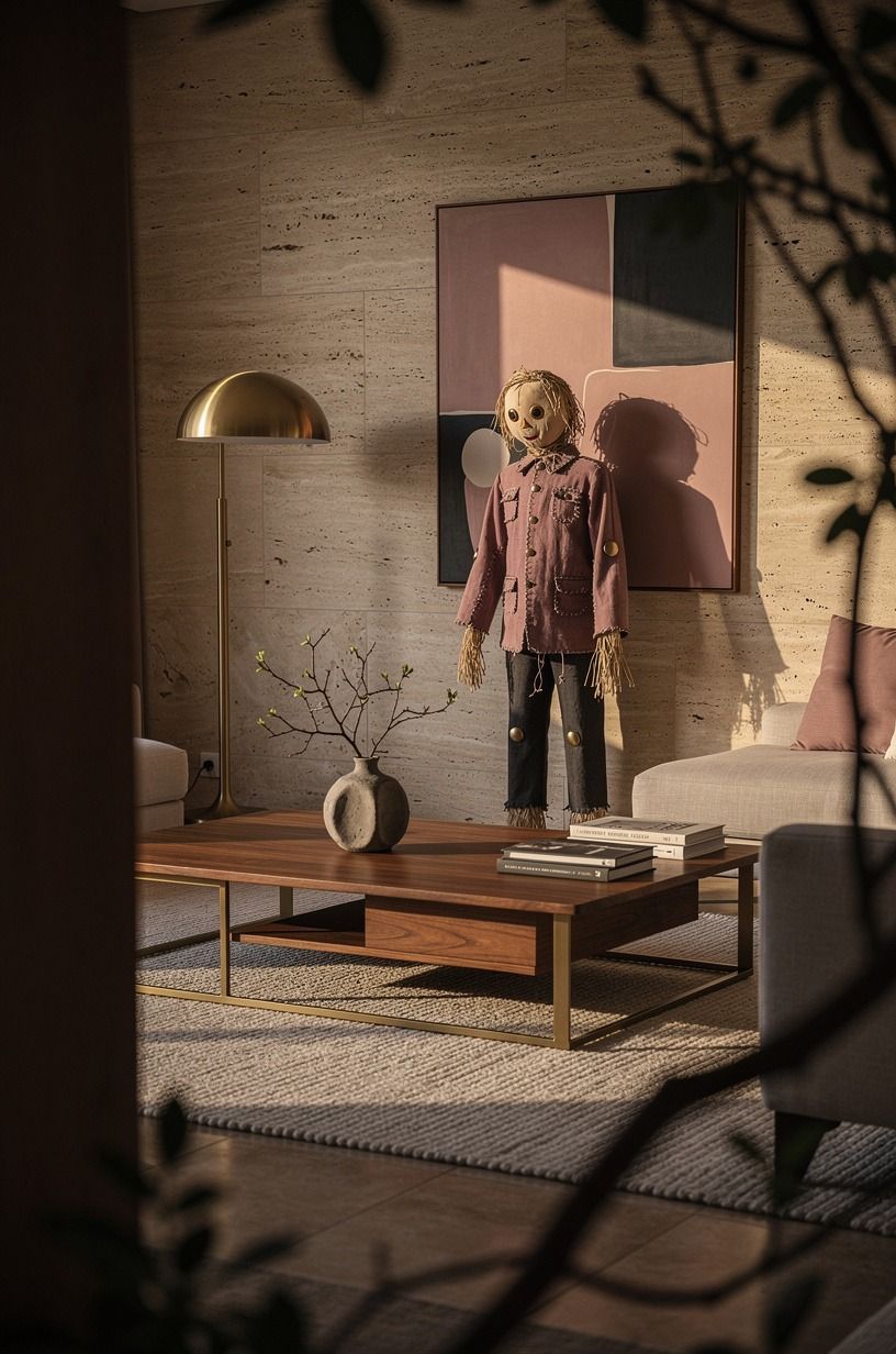 Ask: What Would Make It Look Like It Arrived Alone? (diy scarecrow halloween)