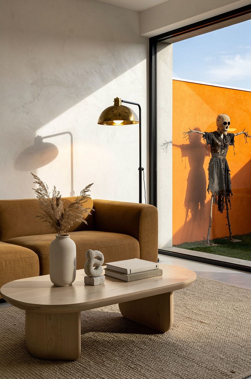 Choose Shadow Over Bright Orange (creepy scarecrow yard decor)