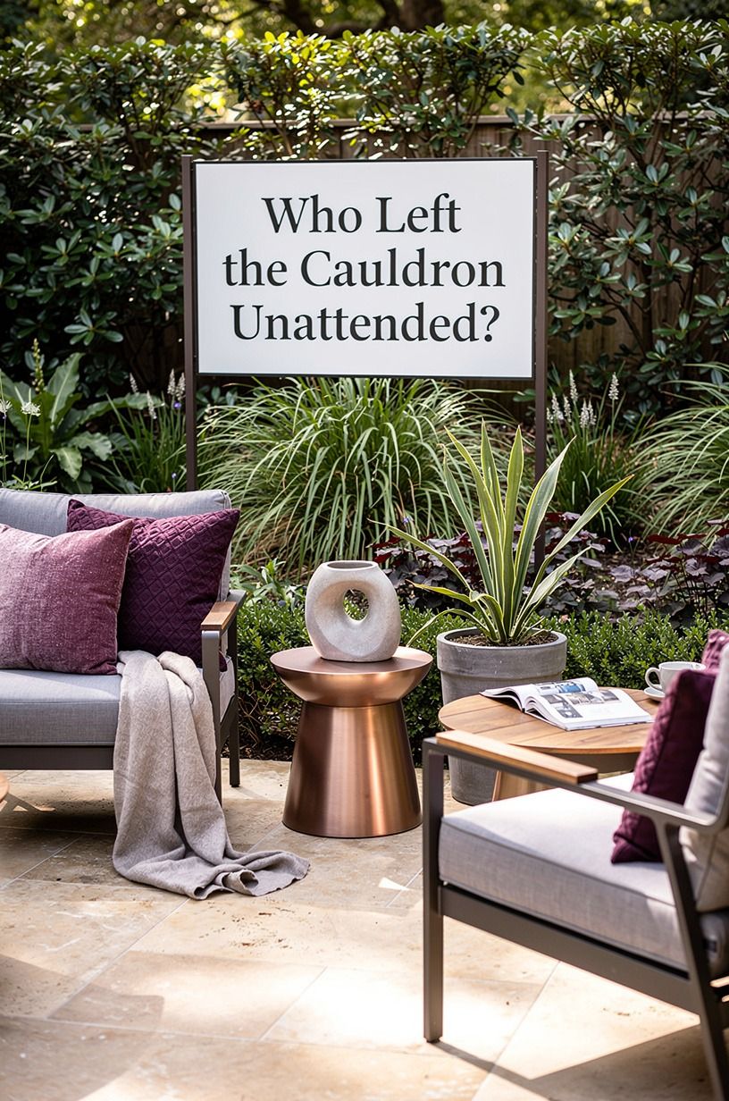 Ask Who Left the Cauldron Unattended?