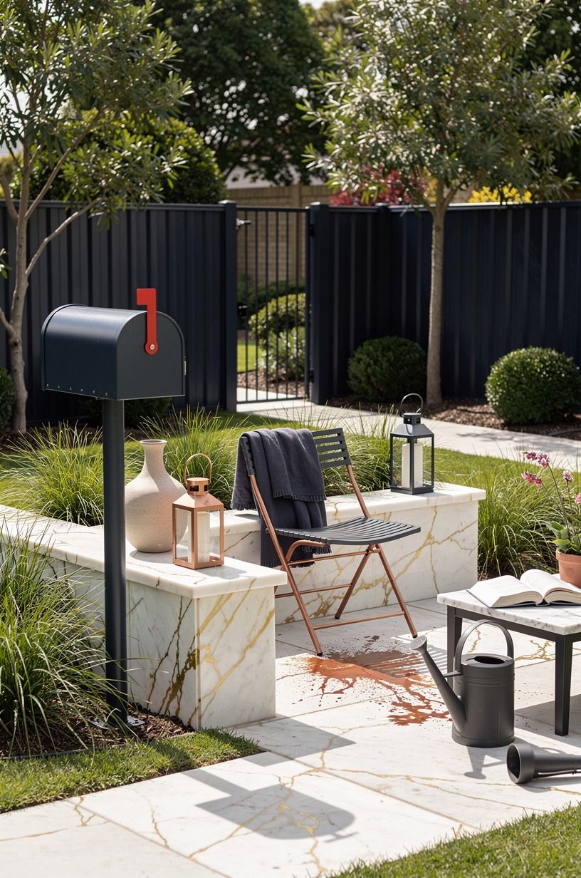 Stake a Fake Crime Scene by the Mailbox