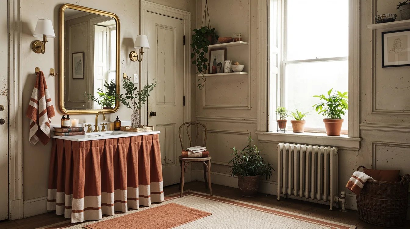 Hang an Oversized Framed Mirror
