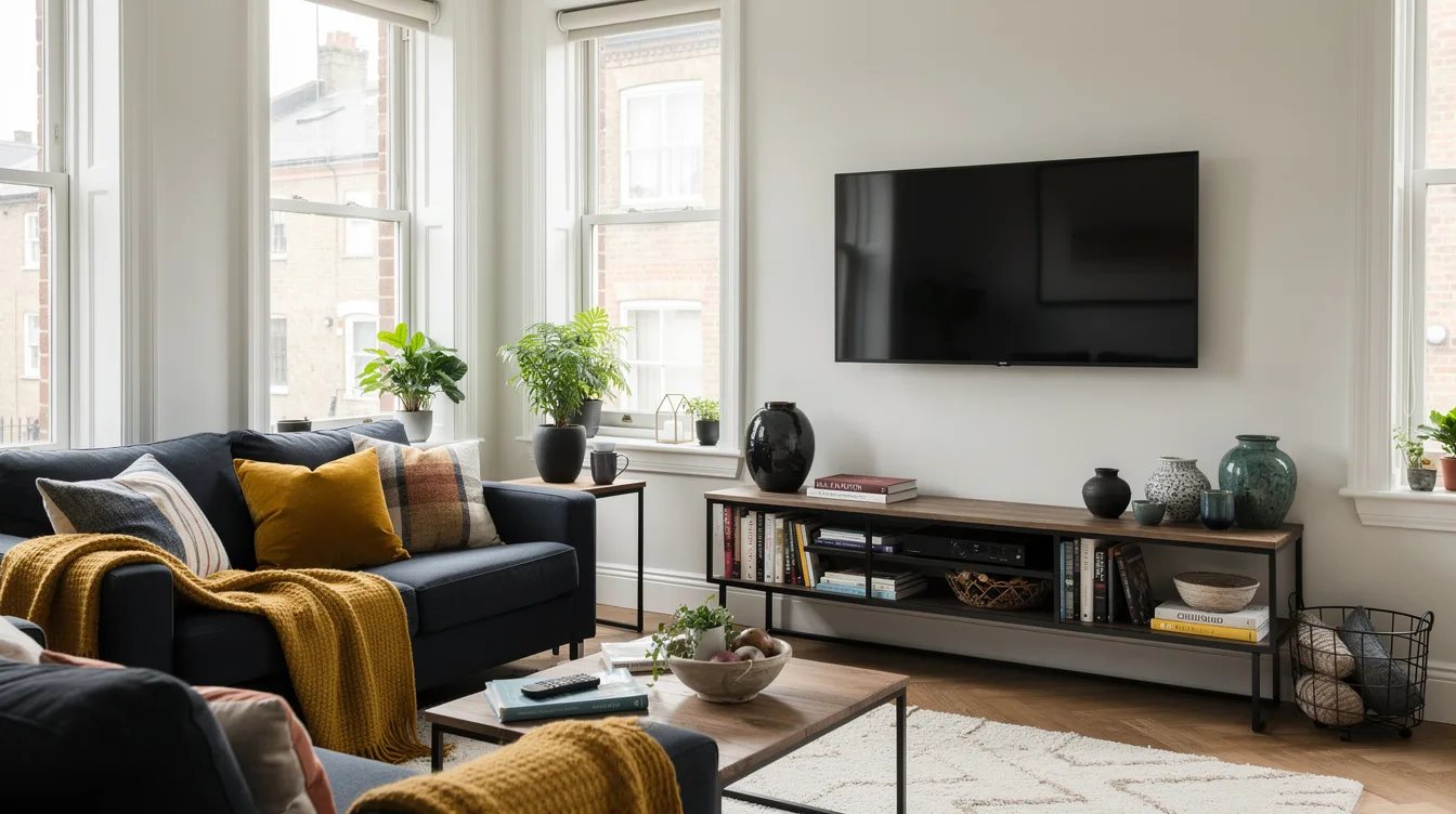 Mount the TV Across From the Sofa