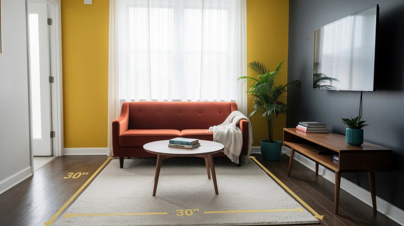 Cramped Living Room? This Sofa Placement Rule Opens Up Space