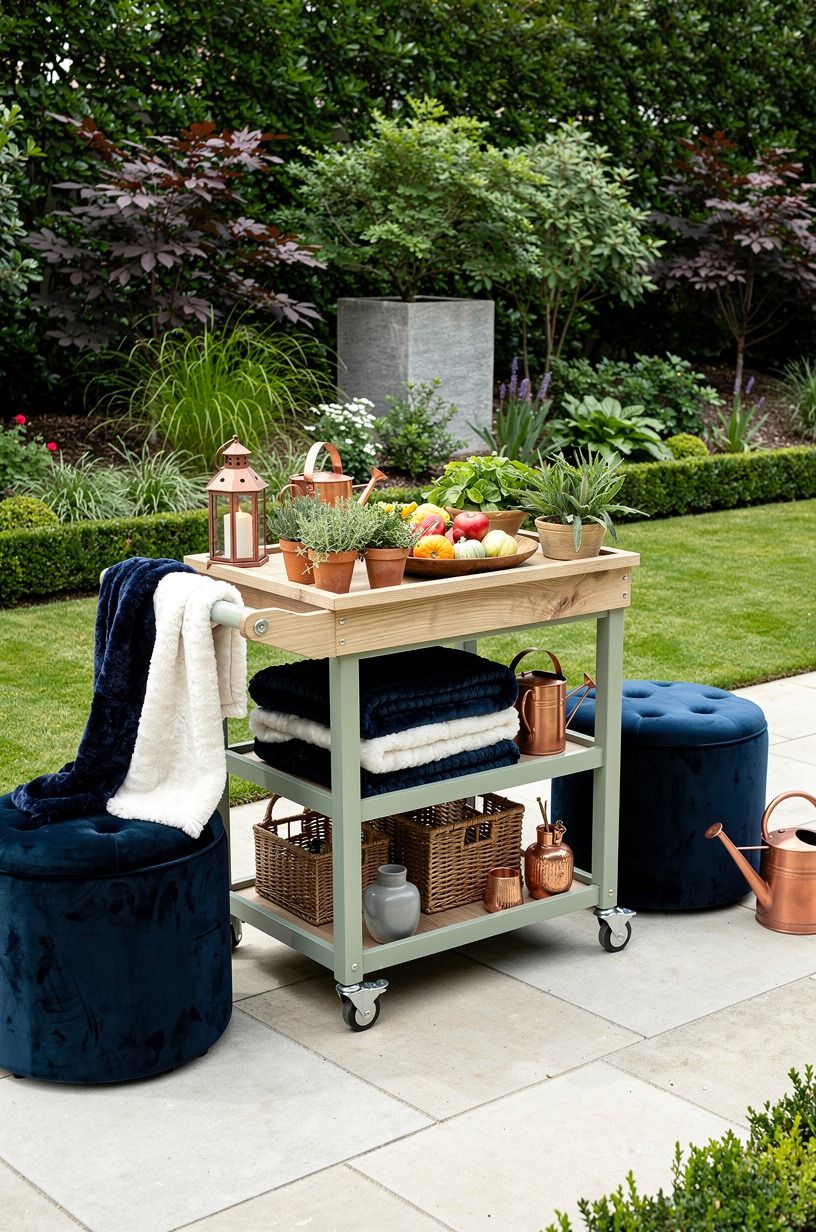 Swap orange for an Evergreen Fog harvest cart