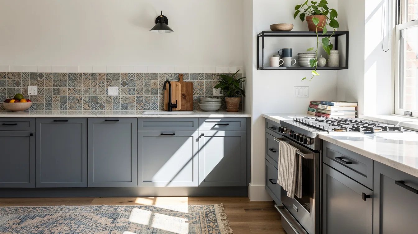 Keep a Slim Kitchen Tile Band