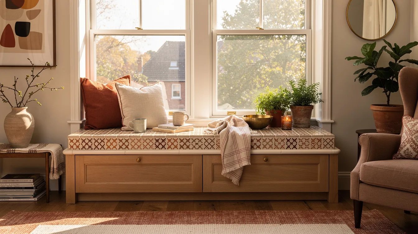 Tile a Window Seat or Deep Sill