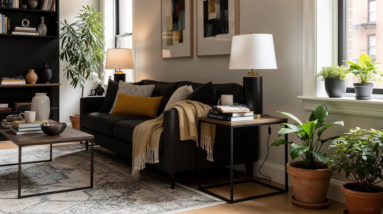 Reserve a Second Lamp for the Sofa End