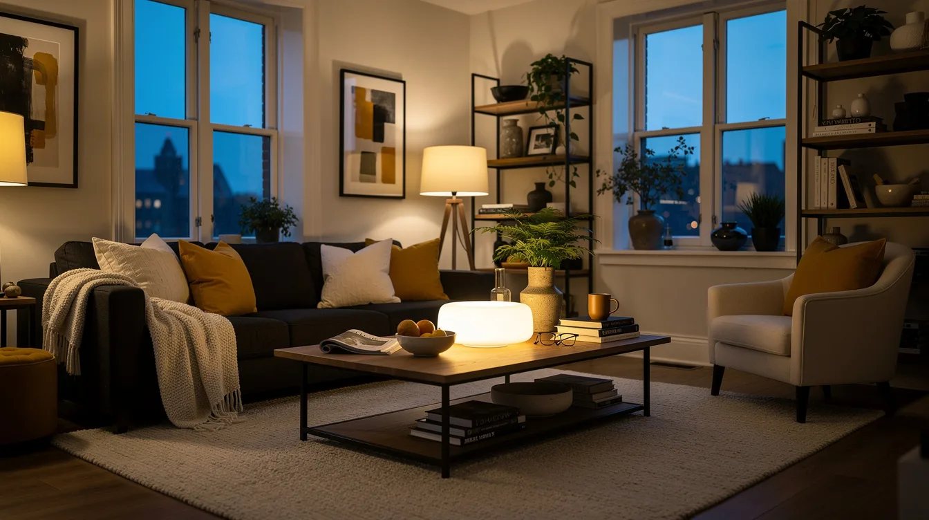 Let the Coffee Table Hold a Low Glow