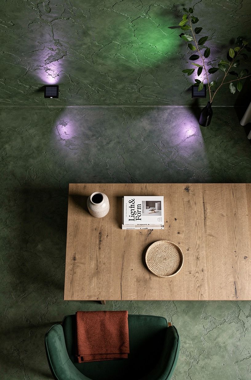 Choose solar spotlights decor that disappears by day