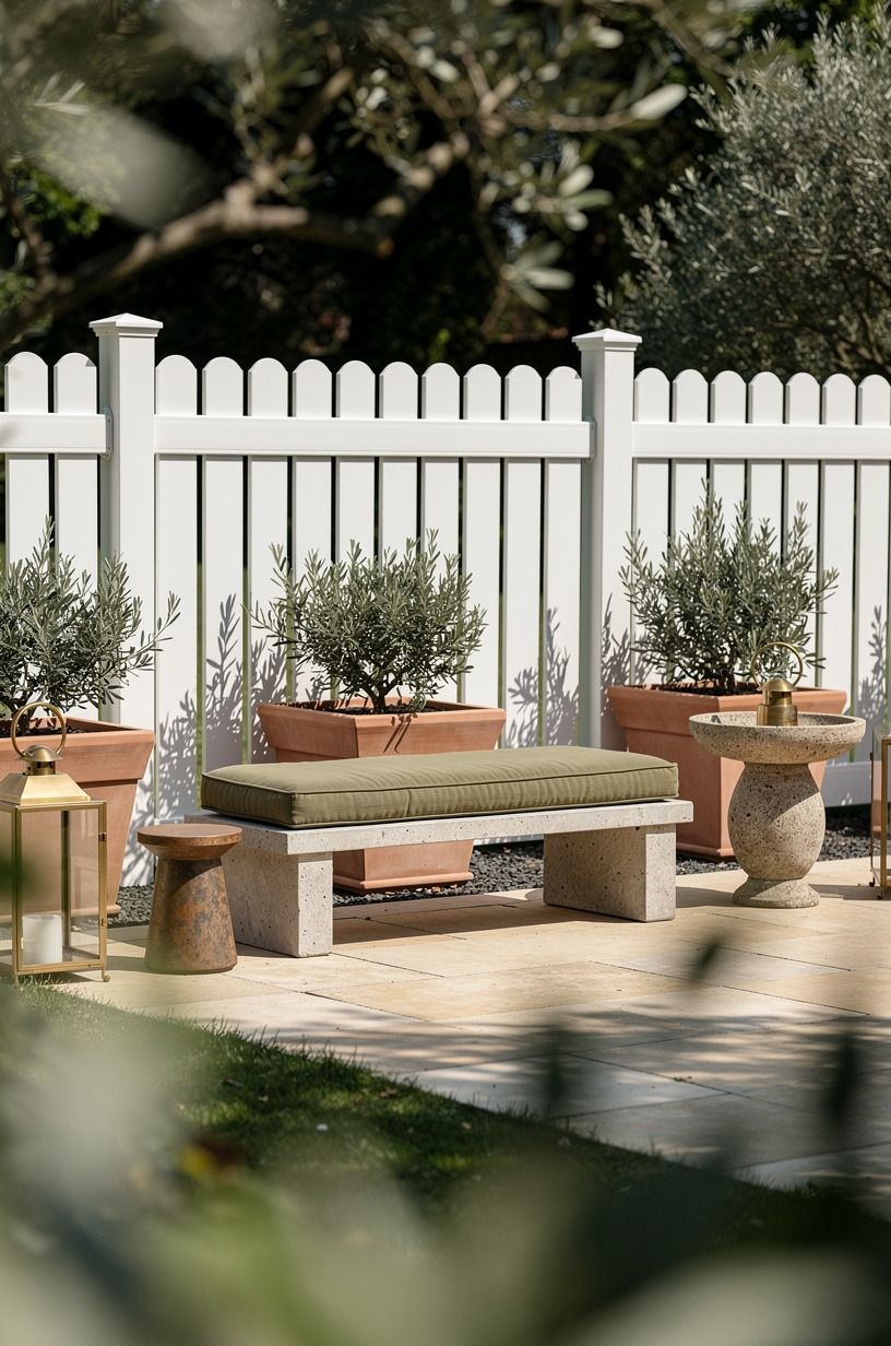 Start with a measured pvc cemetery fence layout