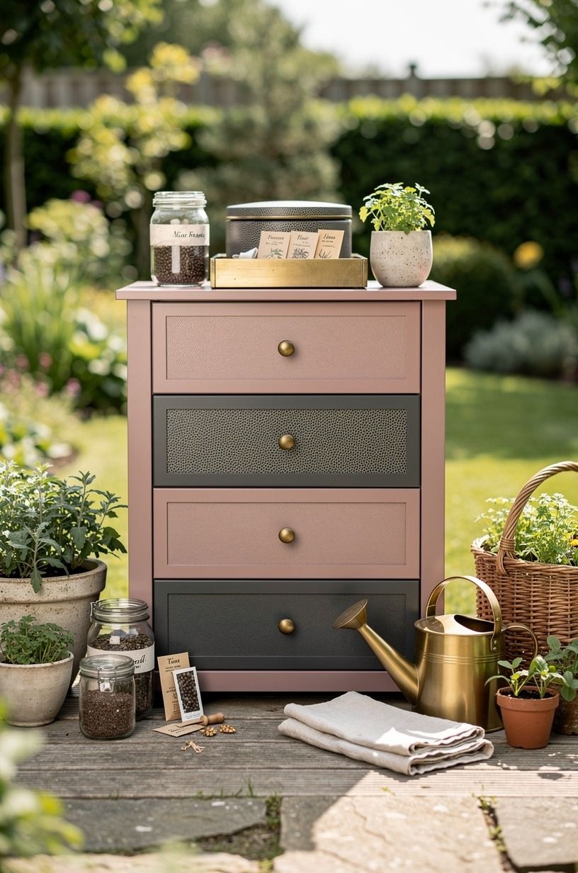 Layer a Seed Cabinet With IKEA HEMNES Drawers
