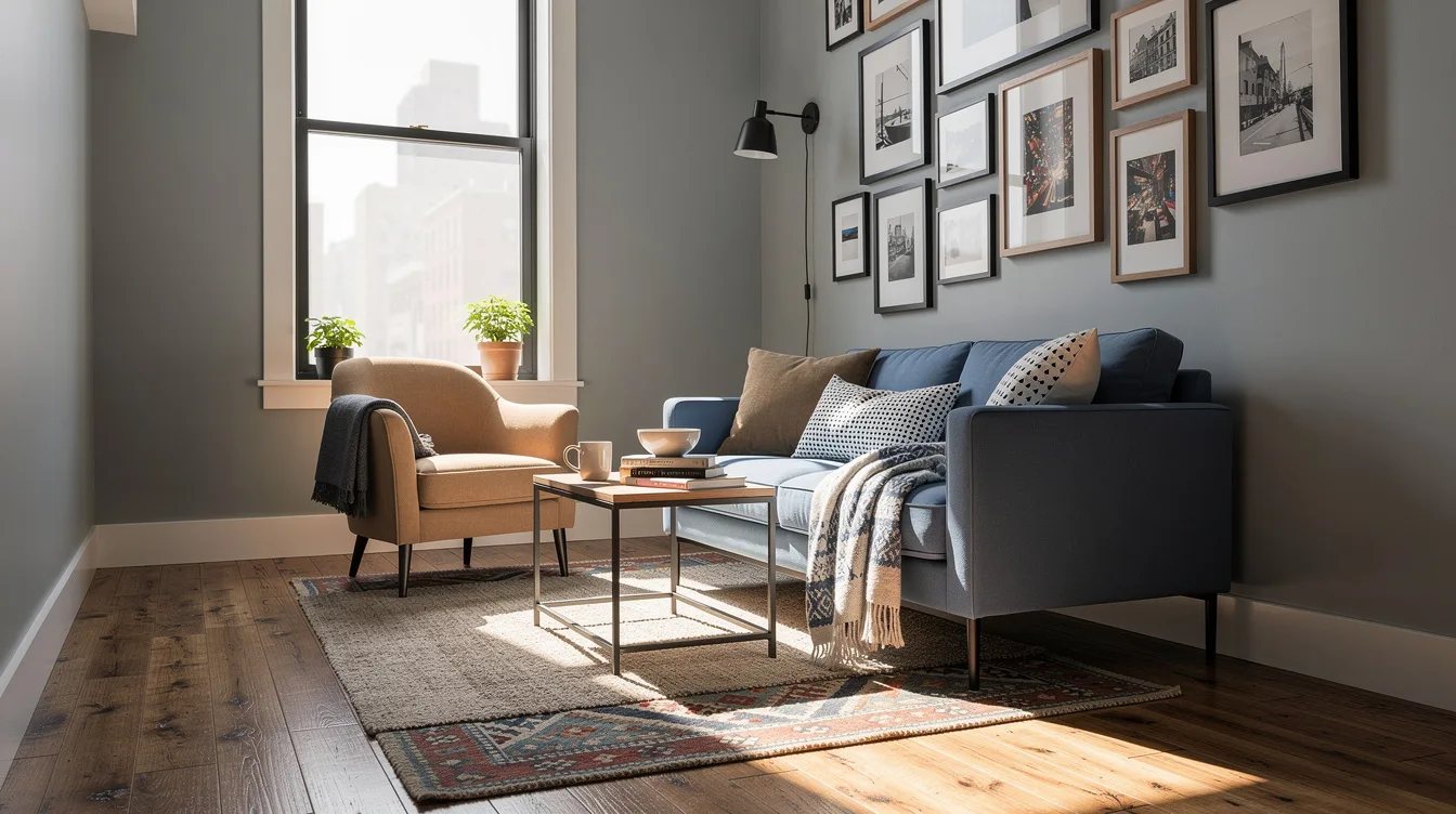 Keep a Slipper Chair Beside a Small Sofa