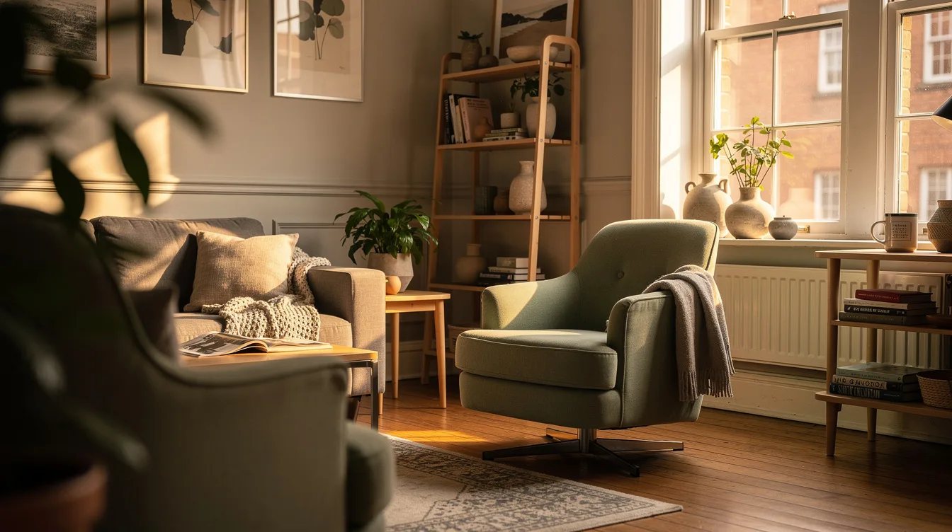 Give a Swivel Chair Its Own Clearance