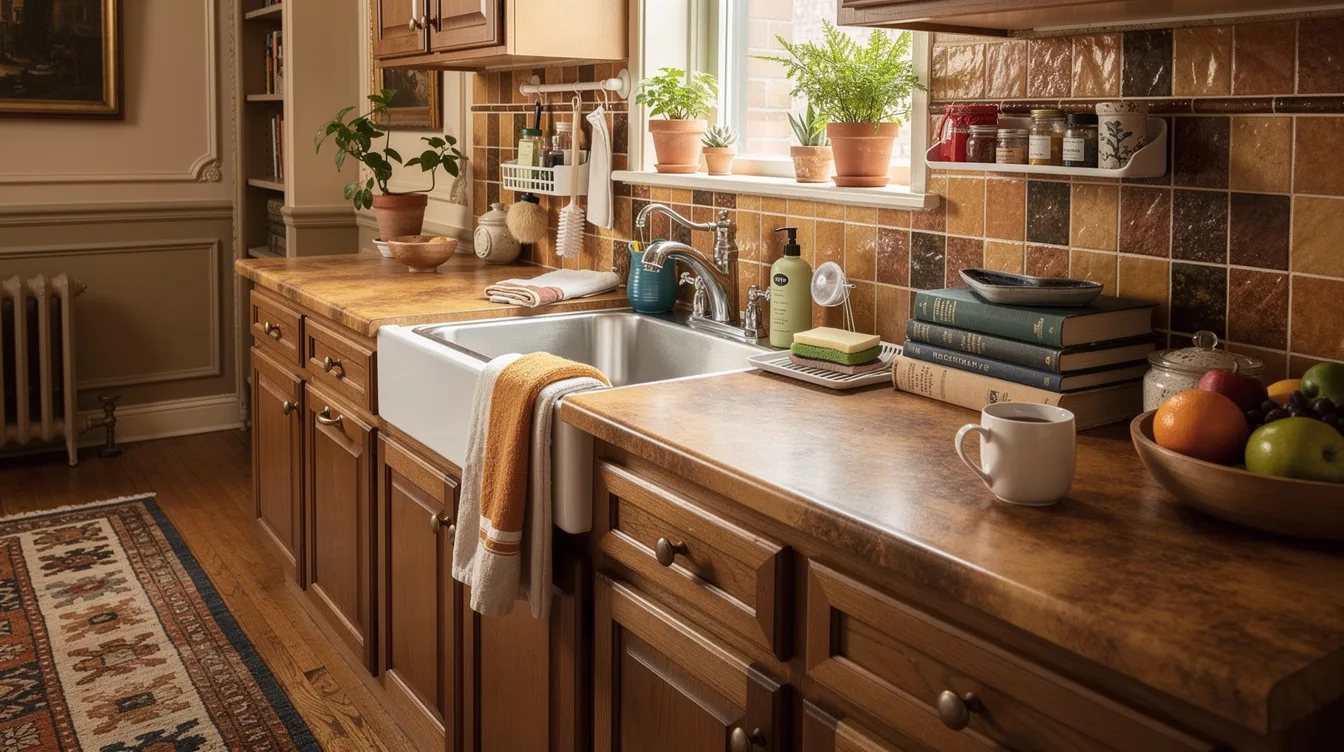 Organize the Sink Zone With Removable Pieces