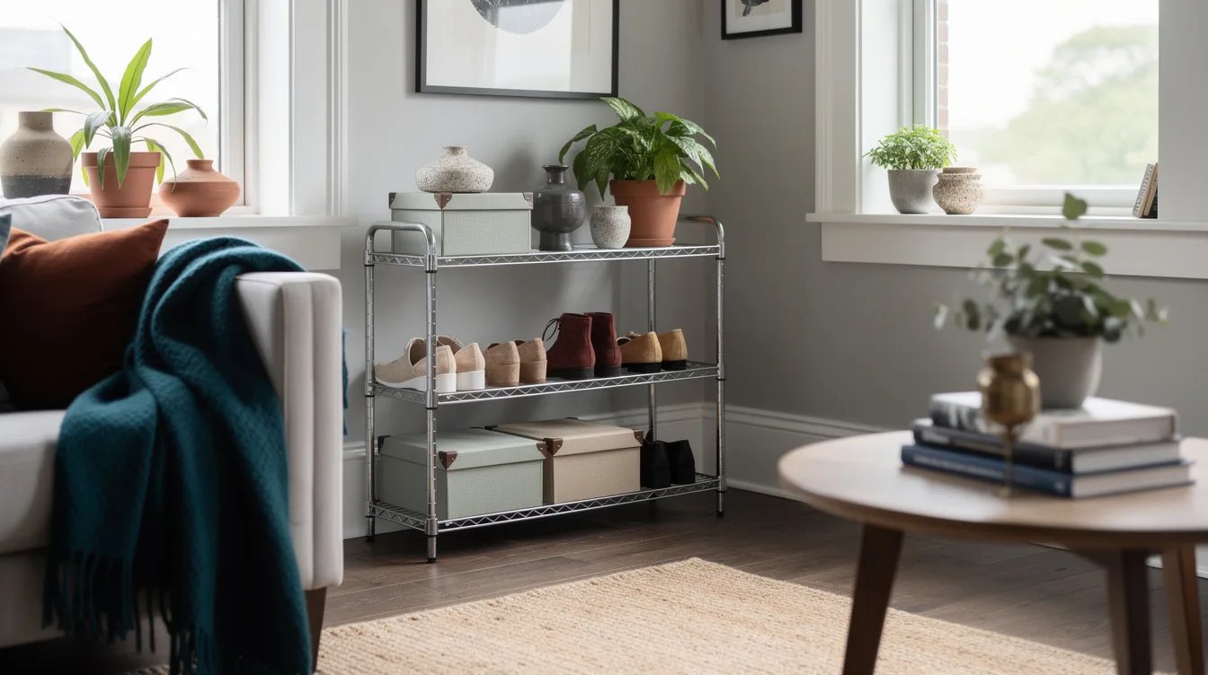 Use Lower Bars for Shoes and Boxes