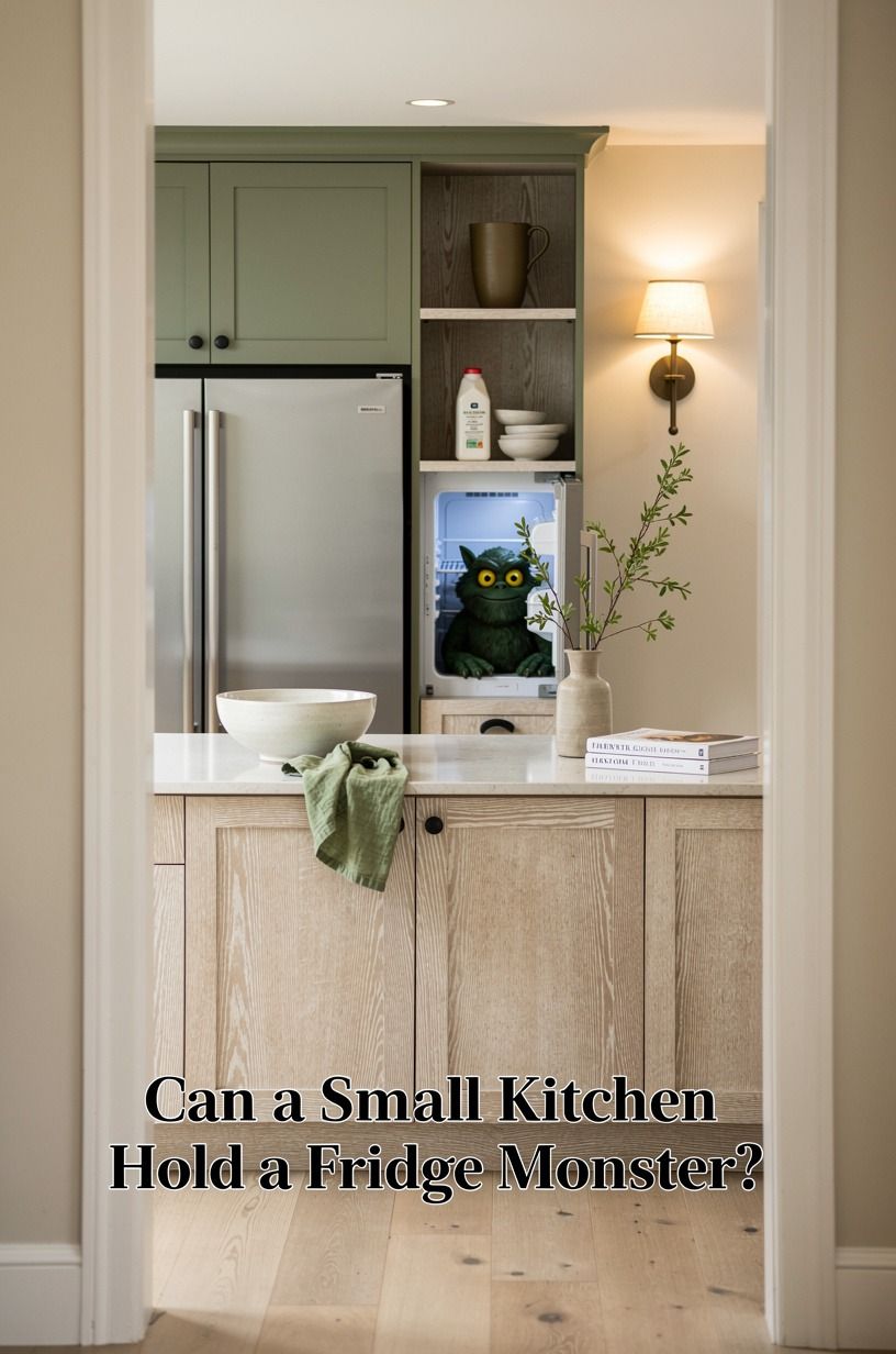 Can a Small Kitchen Hold a Fridge Monster?