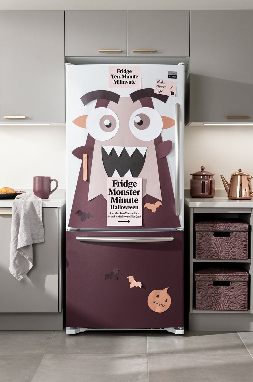 Cut the Ten-Minute Face for an Easy Halloween Kids Craft