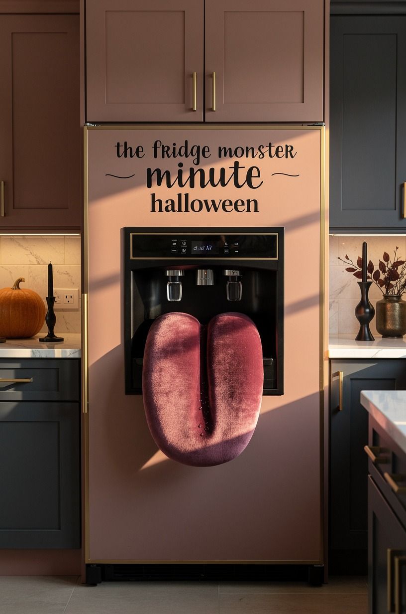 Turn the Water Dispenser Into a Tongue for Kitchen Appliance Decor