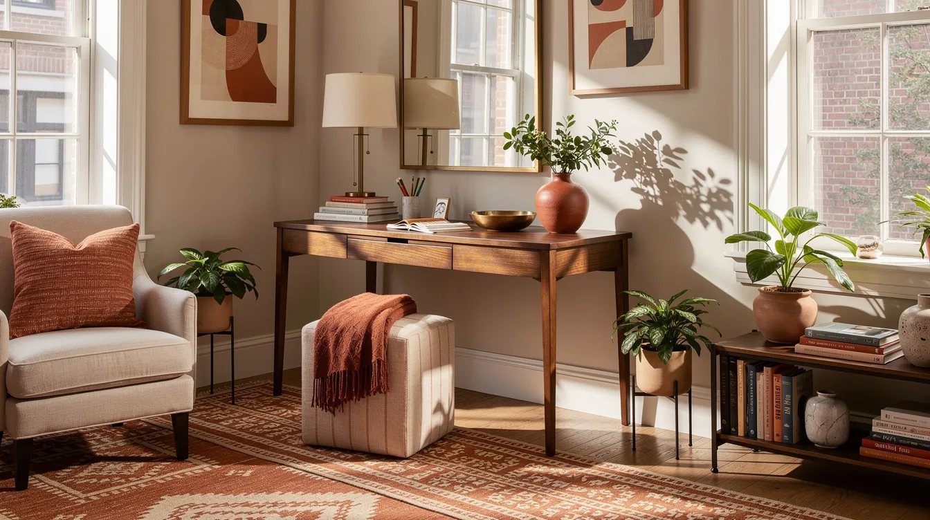 Use a 36-Inch Desk as a Console