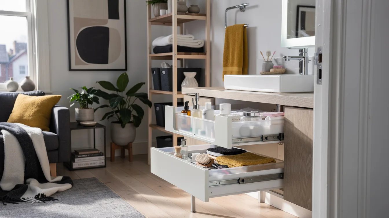 Reset Tight Drawers with the Bathroom Tray