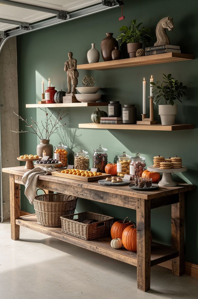 Build a Snack Wall for a Halloween Party Venue at Home