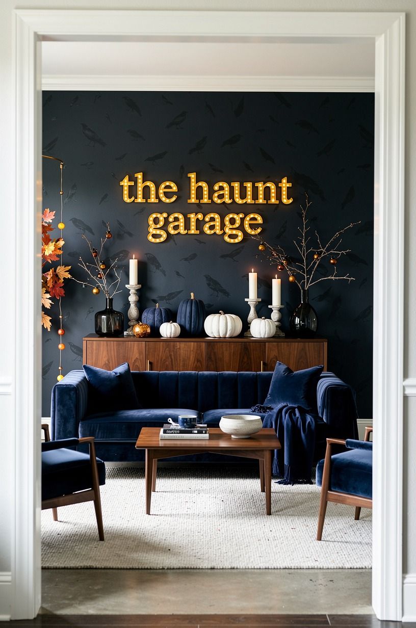 Layer Amber Light for Garage Halloween Party Decor