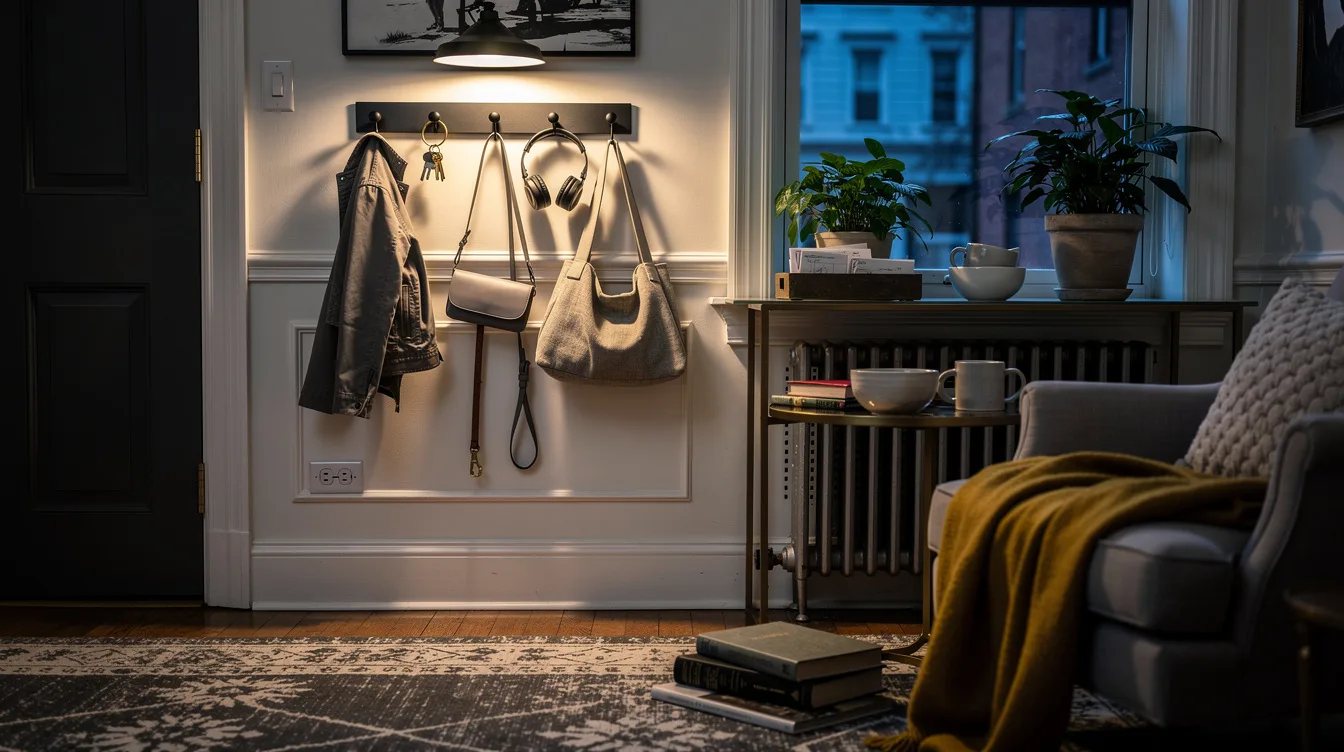 Hang Daily Essentials On Adhesive Hooks