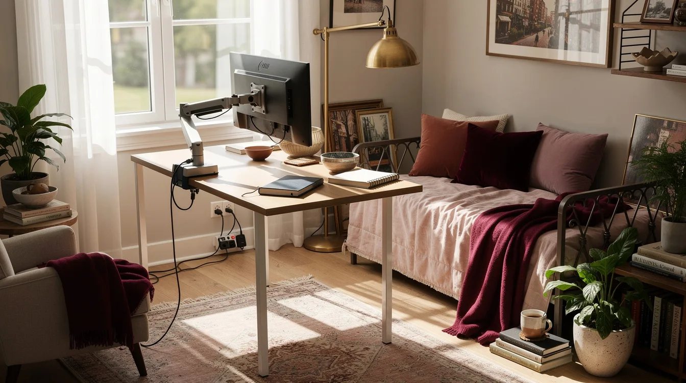 Clamp A Monitor Arm To The Desk