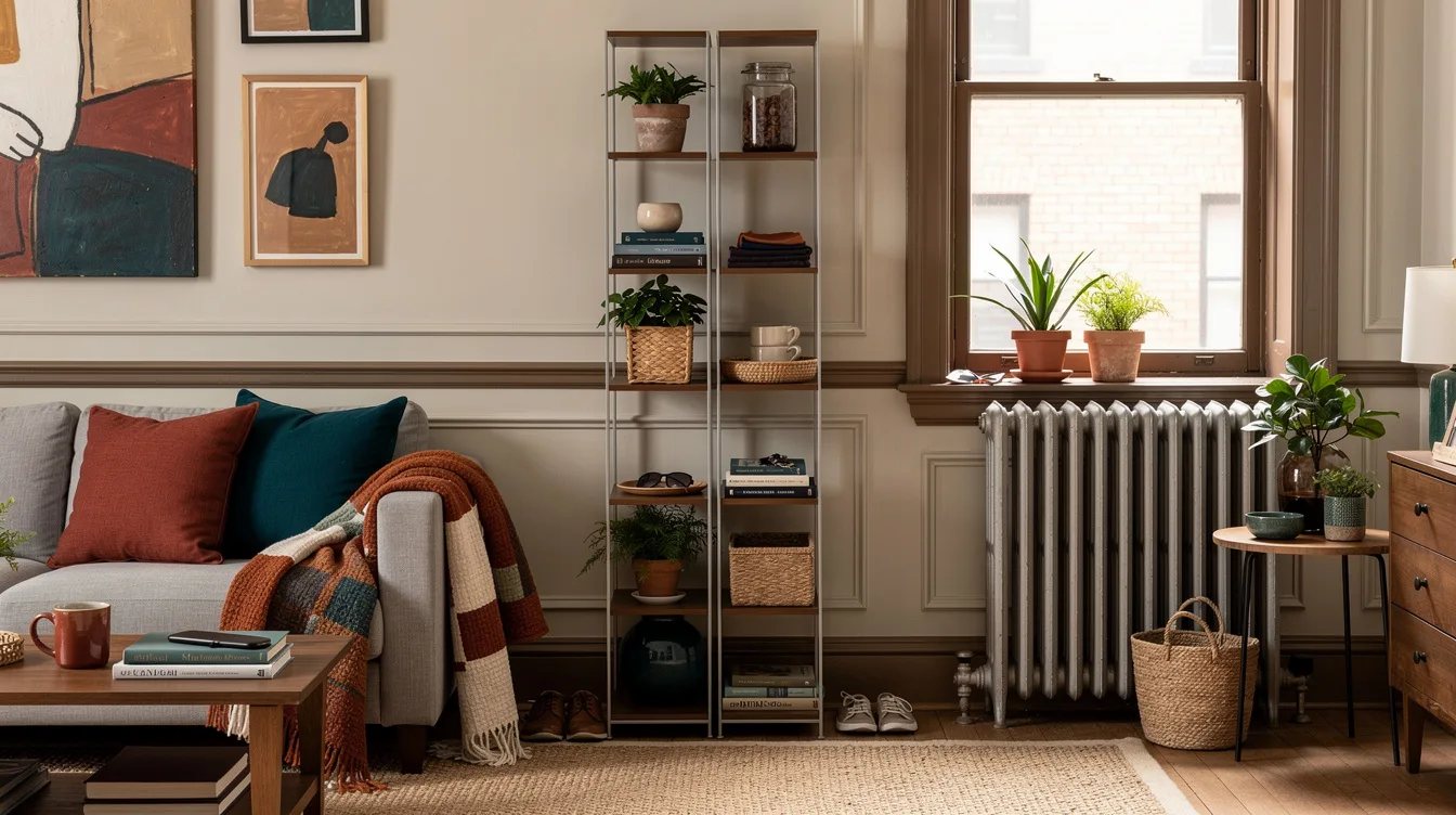 Build Vertical Storage With Slim Shelving