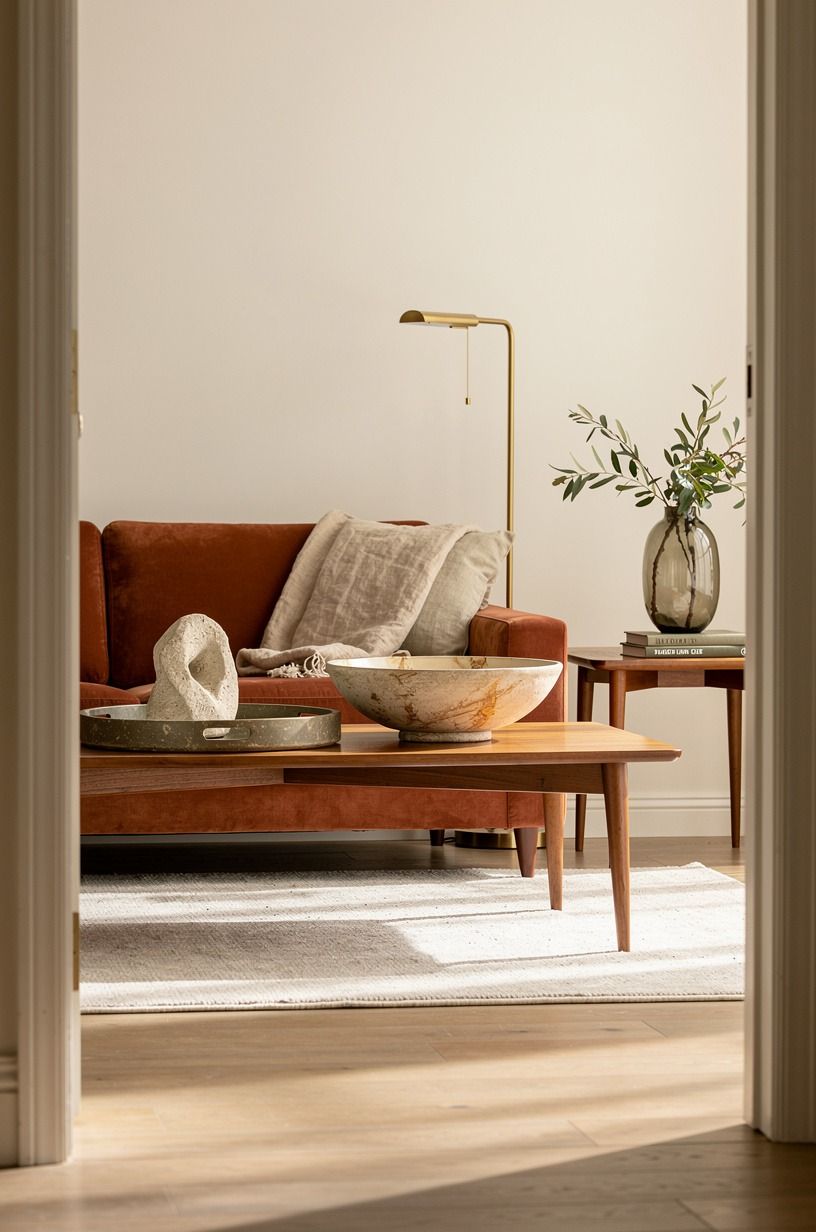 Use a Bowl as the Useful Object in a Living Room Vignette