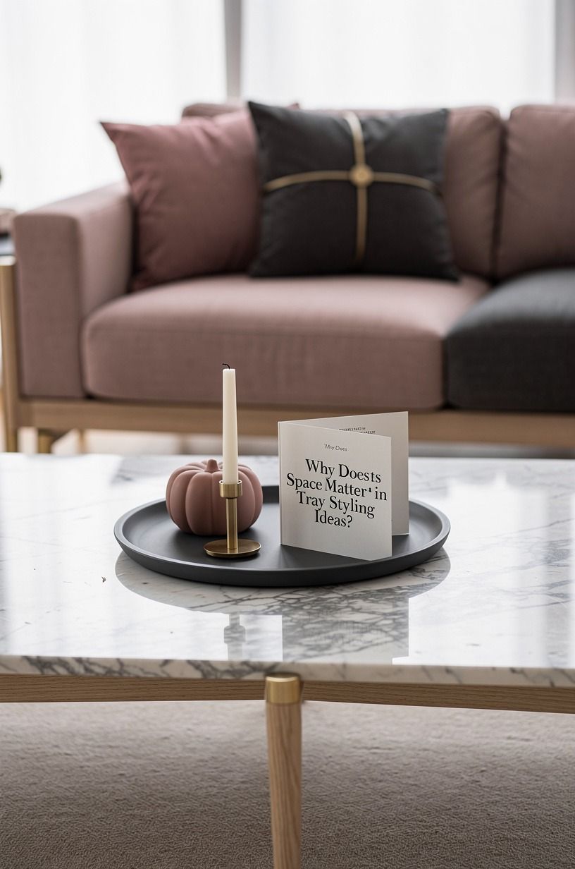 Why Does the Empty Space Matter in Tray Styling Ideas?