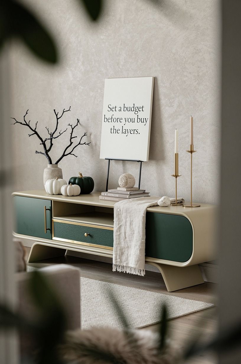 Set a budget before you buy the layers