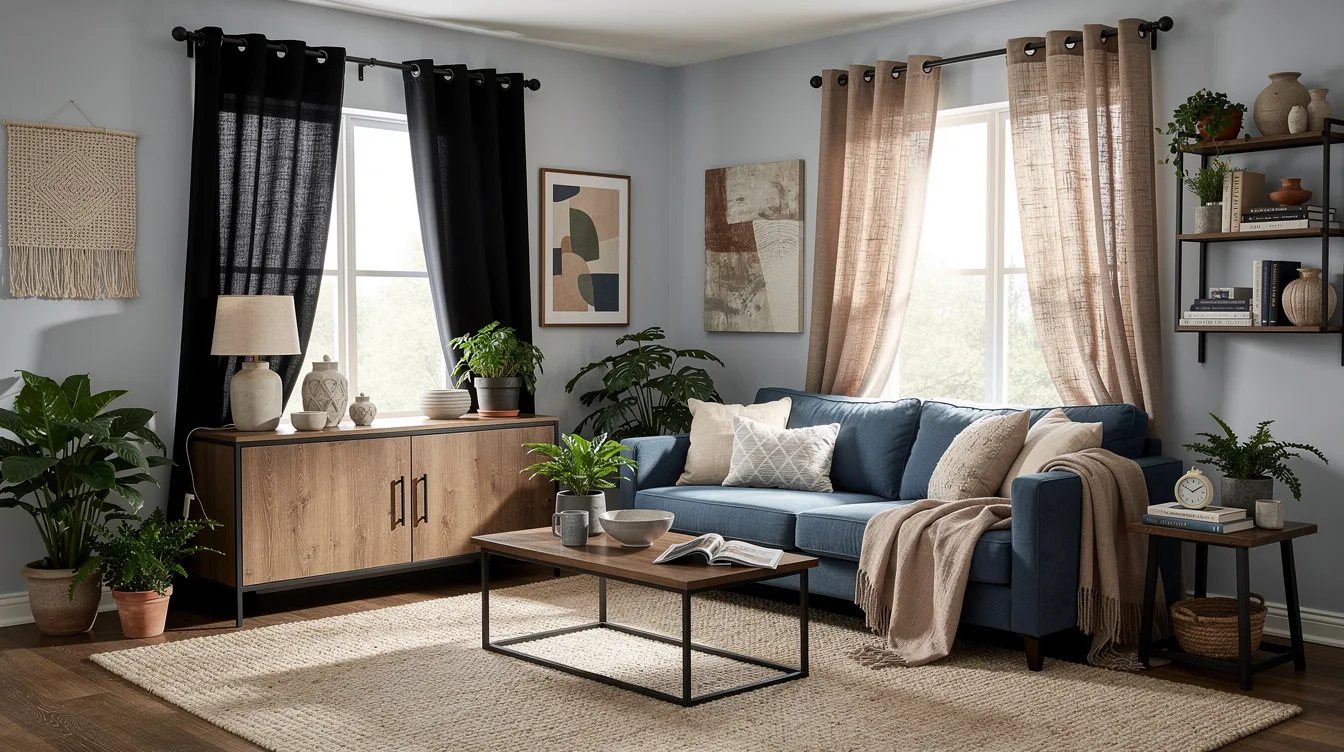 Layer Blackout Behind Sheer Texture