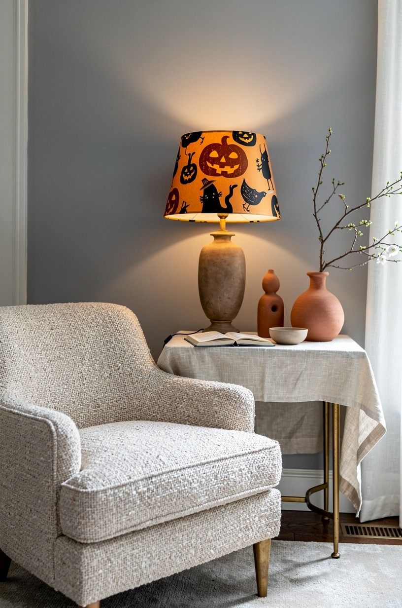 Let Sherwin-Williams Agreeable Gray Cool the Pumpkin Glow
